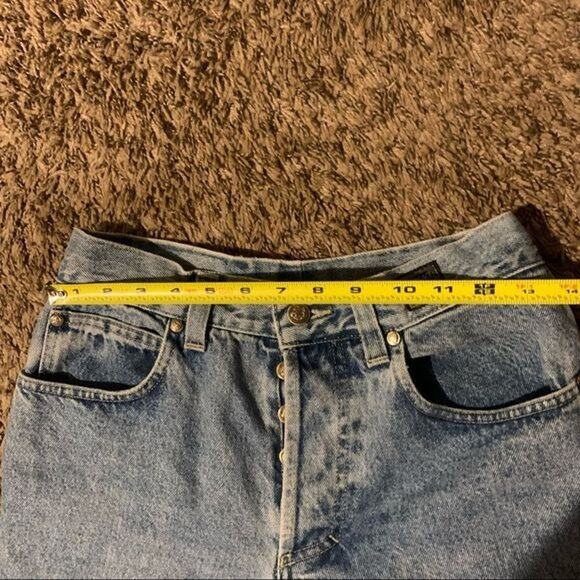 Versace Jeans Couture Distressed Blue denim shorts Size 30 - Picture 8 of 9